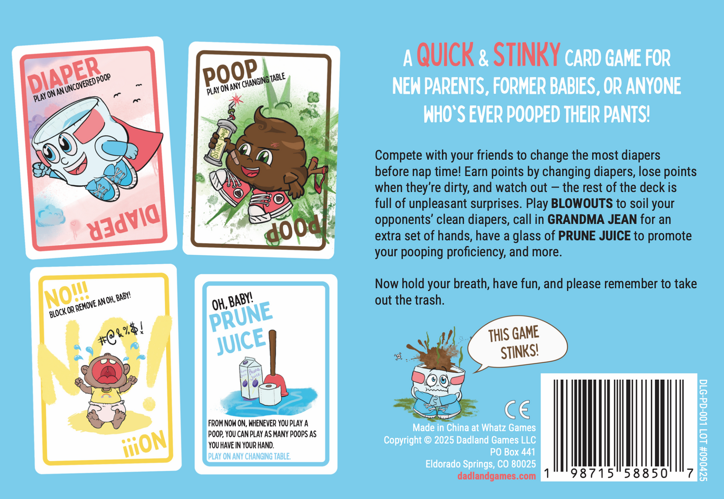 Poopy Diapers: The card game!